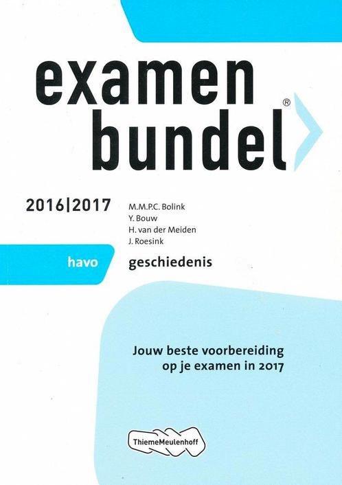 Examenbundel Havo Geschiedenis 2016/2017, Boeken, Schoolboeken, Verzenden