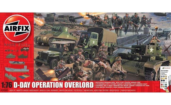 Airfix A50162A D-Day 75th Anniversary Operation Overlor Gift, Hobby en Vrije tijd, Modelbouw | Figuren en Diorama's, Nieuw, Verzenden