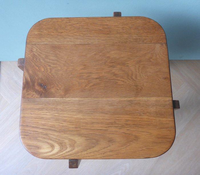 Tafel - bijzettafel - Eik - Amsterdamse School, Antiquités & Art, Art | Objets design