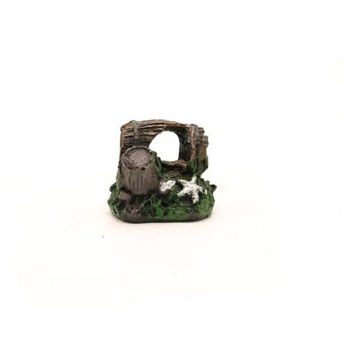 Houten vaten / tonnen small OS-196 - aquarium decoratie, Dieren en Toebehoren, Vissen | Aquaria en Toebehoren, Sierelement, Nieuw