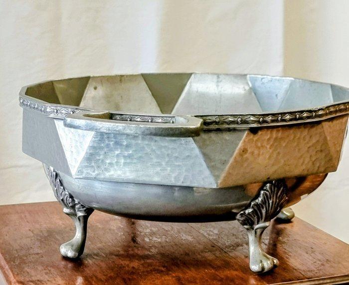 Schotel - Tin - Arte Deco Schaal, Antiek en Kunst, Kunst | Designobjecten