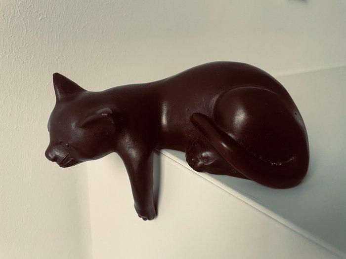 sculptuur, Cat resting - 15 cm - Brons, Antiek en Kunst, Curiosa en Brocante