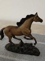 sconosciuto - Beeldje - Cavallo al galoppo - Verguld brons