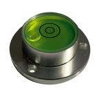 Ronde waterpas in aluminium behuizing (30x20x11 mm, zilver), Verzenden