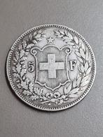 Zwitserland. 5 Franken 1890  (Zonder Minimumprijs)