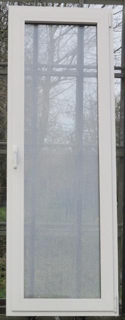aluminium terrasraam , raam , chassis 75 x 219 wit / grijs, Doe-het-zelf en Bouw, Raamkozijnen en Schuifdeuren, Inclusief glas