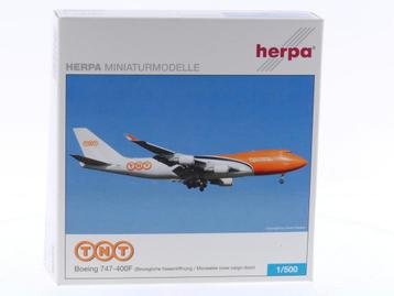 Schaal 1:500 Herpa 505291 TNT Airways Boeing 747-400F Reg..., Ophalen of Verzenden