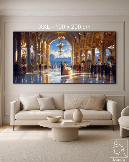 Iconica - Under the Chandeliers · XXL, Antiek en Kunst, Kunst | Schilderijen | Modern