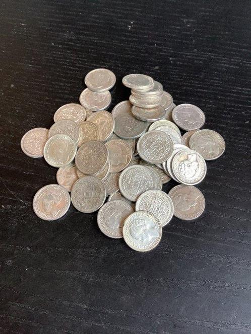 Nederland. Wilhelmina. 25 Cent 1926-1944 (Zonder, Postzegels en Munten, Munten | Nederland