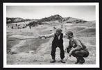 Robert Capa - Sicilian peasant telling an American officer, Antiek en Kunst