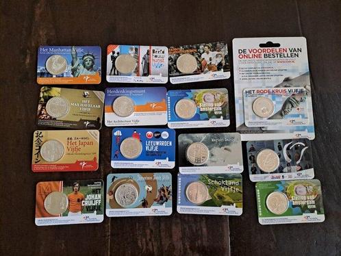 Nederland. 5 Euro 2008/2020 (15 stuks)  (Zonder, Postzegels en Munten, Munten | Europa | Euromunten