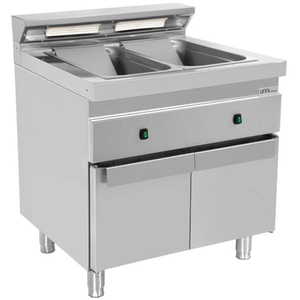 Friet-Warmhouder | 700 SERIE | 2x 1/1 GN | 30°C/90°C | 3kW, Articles professionnels, Horeca | Équipement de cuisine, Envoi