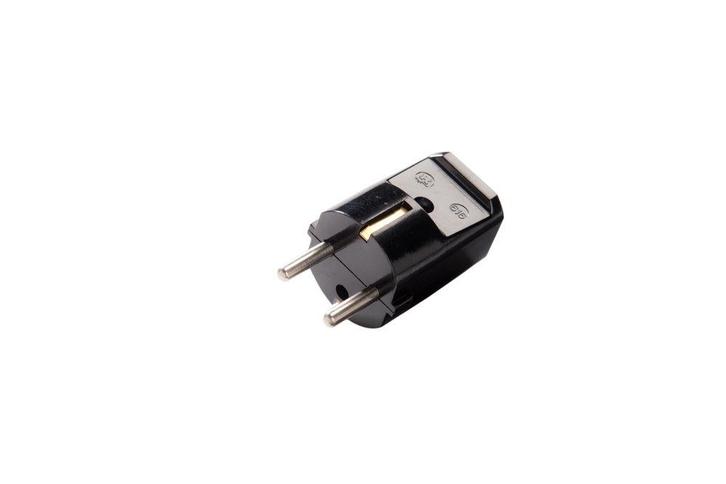 Martin Kaiser Black MK Plug Earthing Contact System - 616/sw, Bricolage & Construction, Électricité & Câbles, Envoi