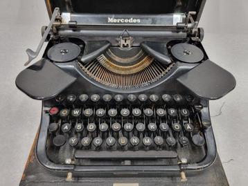 Mercedes - Schrijfmachine - 1940-1950, Antiquités & Art