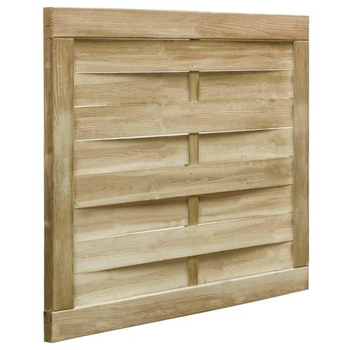 vidaXL Poort 100x75 cm groen geïmpregneerd grenenhout, Tuin en Terras, Tuinpoorten, Nieuw, Verzenden