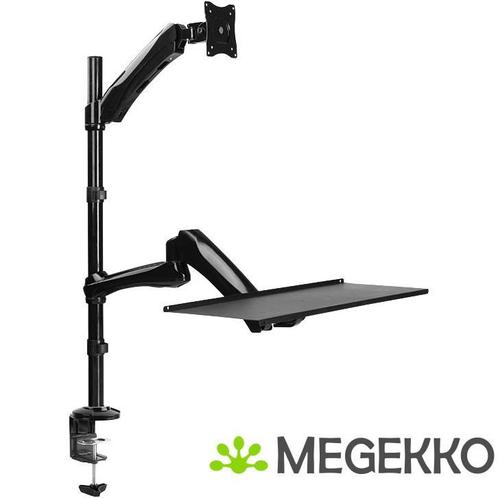 LogiLink BP0030 27  Klem Zwart flat panel bureau steun., Computers en Software, Overige Computers en Software, Nieuw, Verzenden
