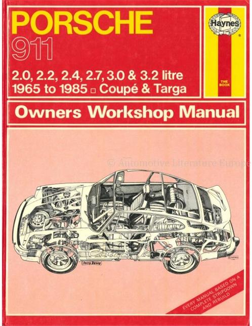 PORSCHE 911: 2.0 | 2.2 | 2.4 | 2.7 | 3.0 | 3.2 LITRE 1965, Boeken, Auto's | Boeken
