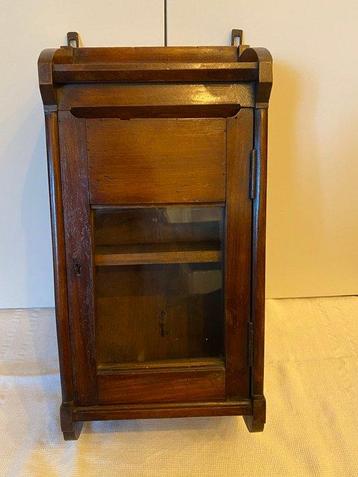 Kast - Glas, hard hout - Apotheekkast