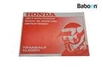 Livret dinstructions Honda XL 600 V Transalp 1994-1996, Motoren, Verzenden, Nieuw