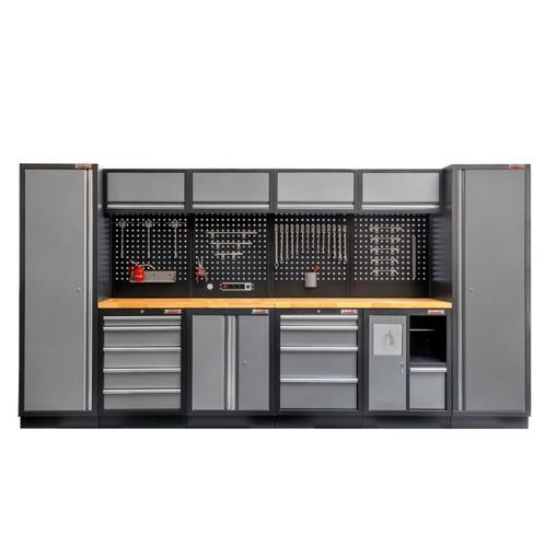 Complete Werkplaatsinrichting, houten blad,, Doe-het-zelf en Bouw, Werkbanken, Ophalen of Verzenden