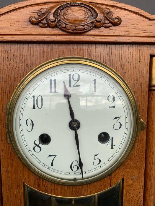 Slingerklok - Glas, Hout, Messing - 1920-1930, Antiek en Kunst, Antiek | Klokken