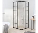 Douchecabine 90x70 mat zwart | Retour Deal 59% Korting!, Verzenden, Nieuw, Zwart