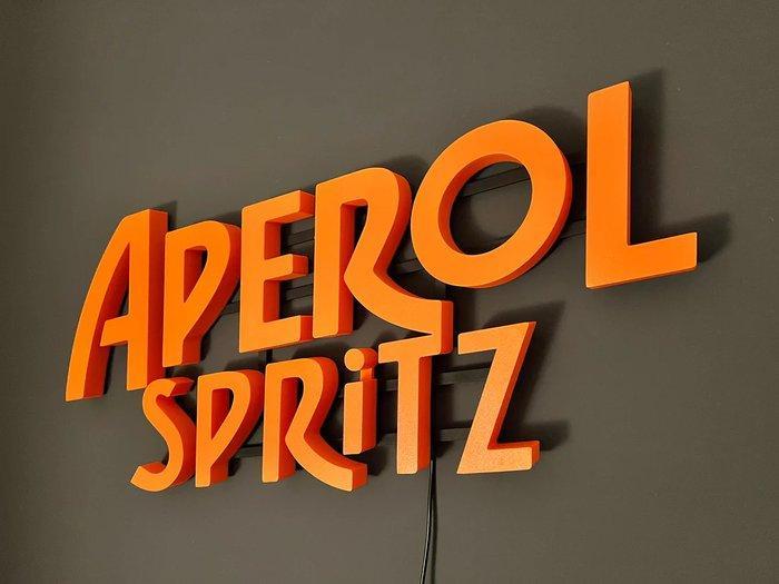 3DBOSS - Enseigne lumineuse Aperol Spritz, longueur 100 cm., Antiquités & Art, Antiquités | Assiettes décoratives & Carrelages