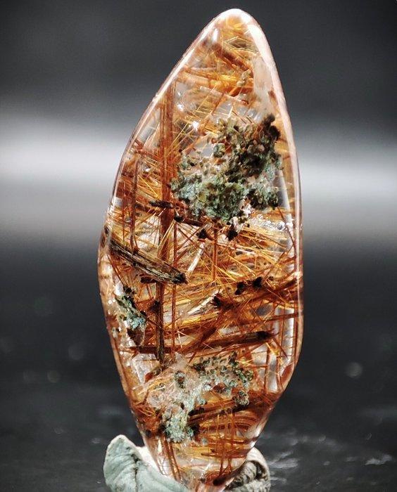 Prachtige zeer zeldzame natuurlijke goud-ruw geslepen kwarts, Collections, Minéraux & Fossiles