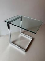Gebra - Bijzettafel - Chroom, Glas