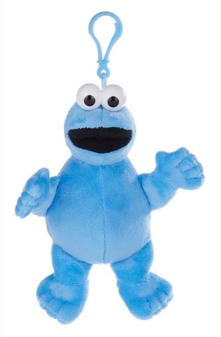 Whitehouse Leisure Sesame Street Pluche Sleutelhanger-Cookie, Kinderen en Baby's, Speelgoed | Knuffels en Pluche, Ophalen of Verzenden