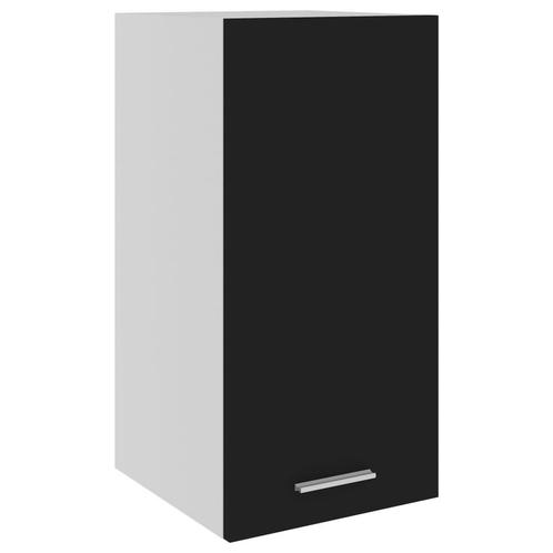 vidaXL Hangkast Lyon 29,5x31x60 cm bewerkt hout zwart, Huis en Inrichting, Kasten | Overige, Nieuw, Verzenden