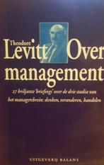 Over management 9789050181204, Livres, Theodore Levitt, Verzenden