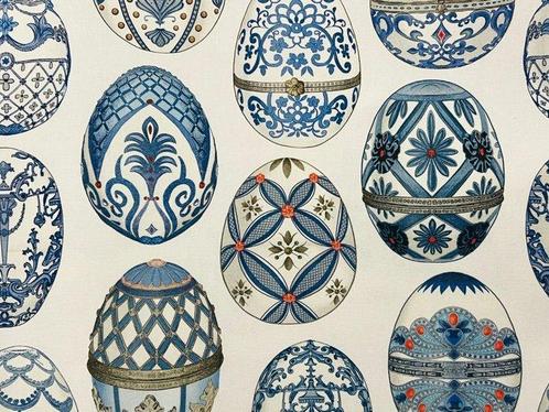Exclusieve stof gecertificeerd Oeko-tex Standard - Fabergé, Antiek en Kunst, Antiek | Tapijten, Tafelkleden en Textiel