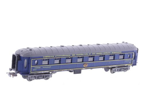 Schaal H0 Pocher 214 Restaurant wagen CIWL blauw 4033 #3750, Hobby en Vrije tijd, Modeltreinen | H0, Overige typen, Gebruikt, Analoog