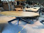 Eettafel ellips, mangohout (nieuw, A-keuze), Nieuw, Overige houtsoorten