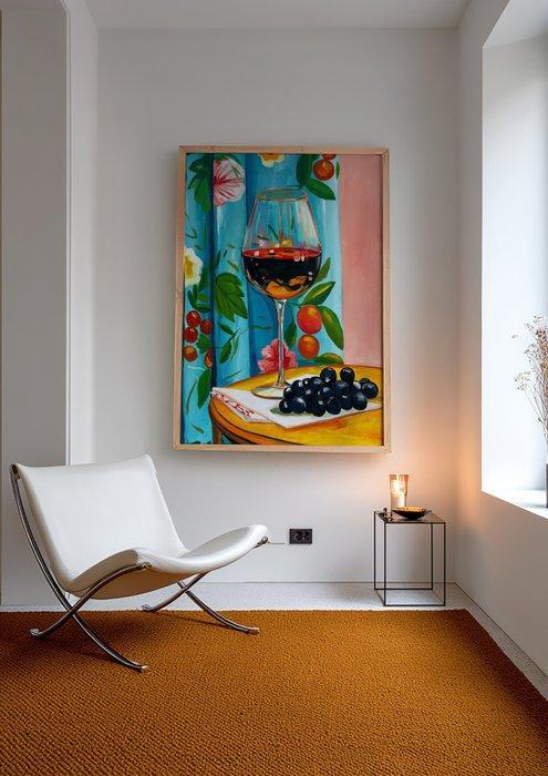 E. García - Copa de vino XL (no reserve), Antiquités & Art, Art | Peinture | Moderne