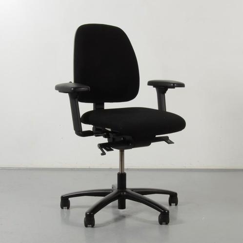 Rohde & Grahl Ergowas bureaustoel, zwart, 4D armleggers, Maison & Meubles, Chaises de bureau, Enlèvement ou Envoi