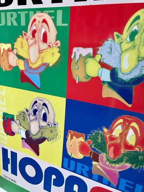 Urthel - Enseigne publicitaire - Métal, Antiek en Kunst, Antiek | Wandborden en Tegels