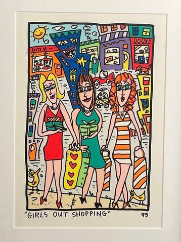 James Rizzi (1950-2011) - Girls out Shopping