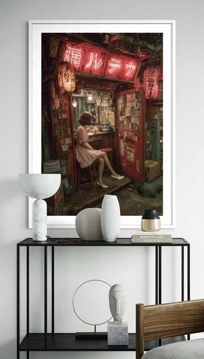 La Chibroneuse - Tokyo Pink Alley - XL, Antiek en Kunst, Kunst | Designobjecten