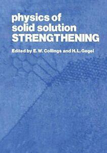 Physics of Solid Solution Strengthening. Collings, E.   New., Boeken, Overige Boeken, Zo goed als nieuw, Verzenden