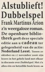 Dubbelspel  Frank Martinus  Arion 0009059650433, Livres, Livres Autre, Frank Martinus Arion, Verzenden
