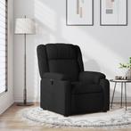 vidaXL Fauteuil verstelbaar stof zwart, Verzenden, Nieuw