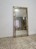 Miroir mural- Grand miroir vénitien 145×77 - Bois, Cristal,