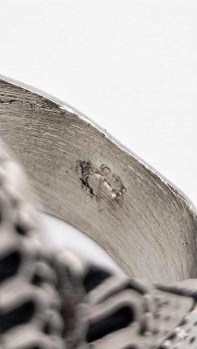 Lapis lazuli - Zilver - Ring, Antiek en Kunst, Kunst | Niet-Westerse kunst