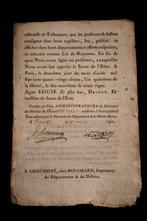 Louis - French Revolution – Official Decree on National, Antiquités & Art