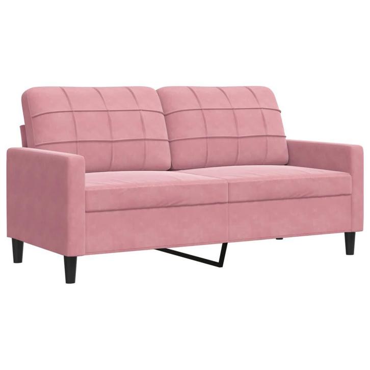 Roze Bank 140cm | OP = OP | Blikvanger! (tweezitsbank), Huis en Inrichting, Zetels | Zetels, 150 tot 200 cm, 75 tot 100 cm, Rechte bank
