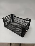 Zwarte kunststof agrikrat 500x300x240 mm geperforeerd, Ophalen of Verzenden