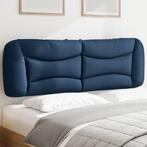 vidaXL Coussin de tête de lit bleu 160 cm tissu, Maison & Meubles, Neuf, Verzenden