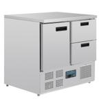Polar G-serie koelwerkbank 1 deur en 2 laden 240 liter, Koelen en Vriezen, Verzenden, Nieuw in verpakking